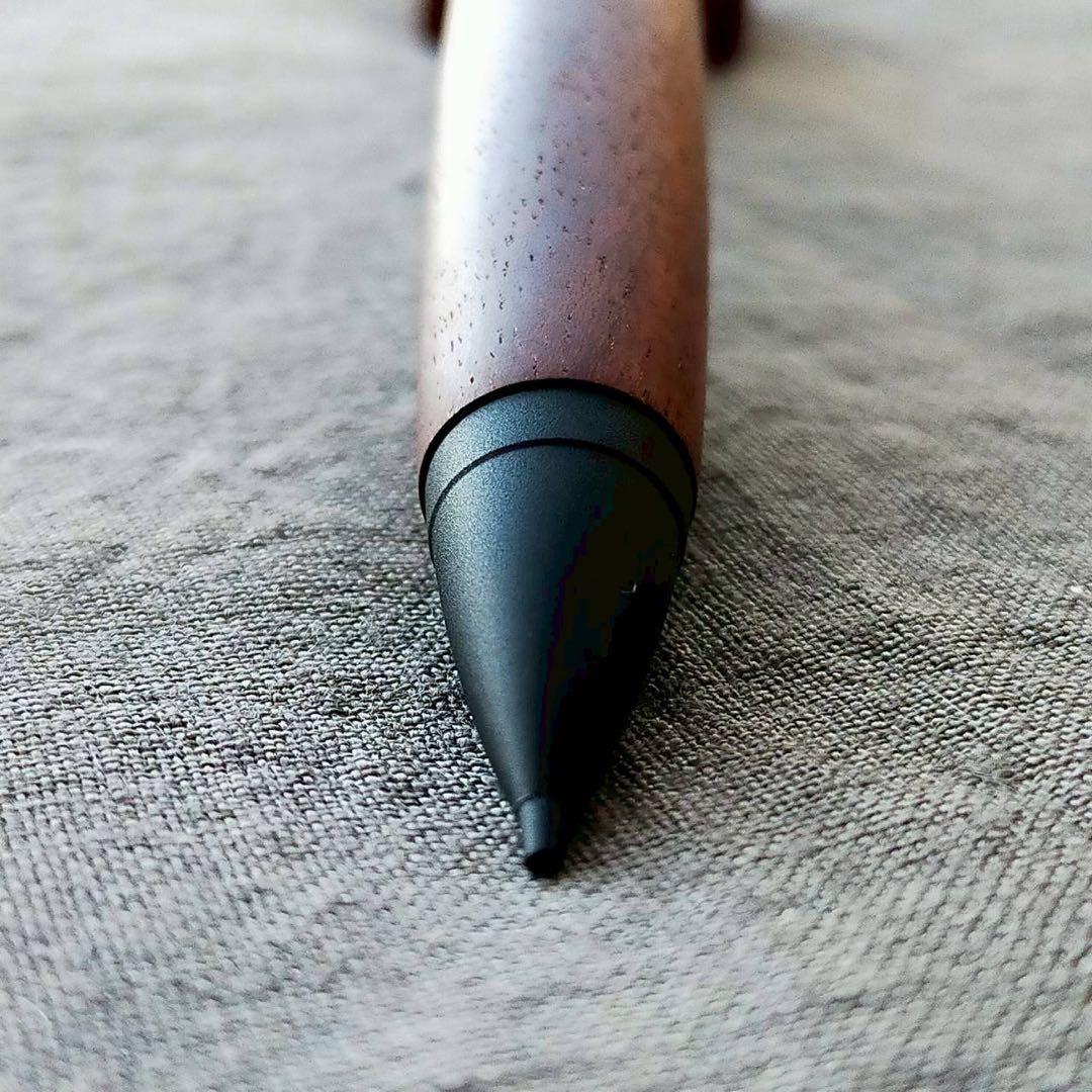 アンティークキューバンマホガニー　ハンドメイド　木軸シャープペン　0.5mm