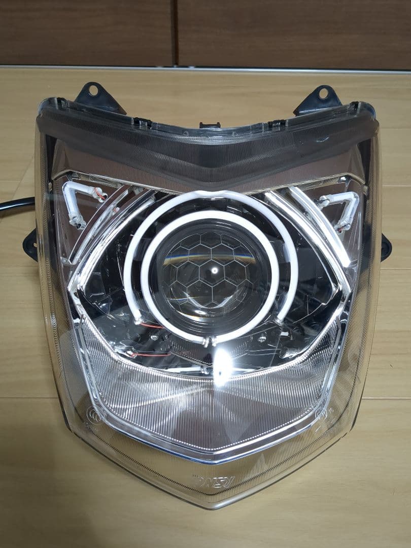 カラー変更シグナスX 3型 デビルアイ社外ヘッドライト LED se44j1yp