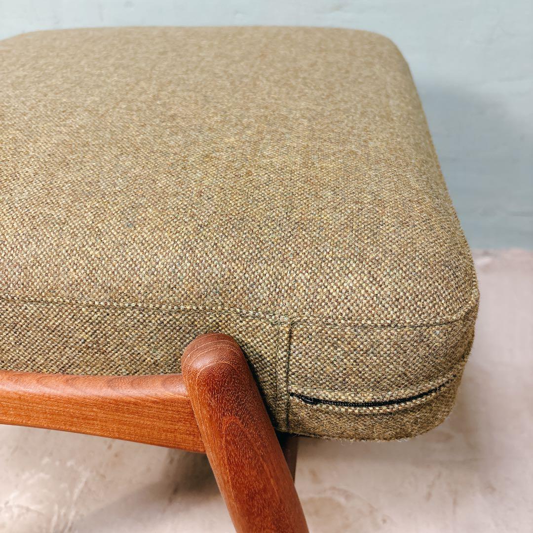 ウェグナー　GE240 オットマン　チーク材　北欧家具　北欧ビンテージ