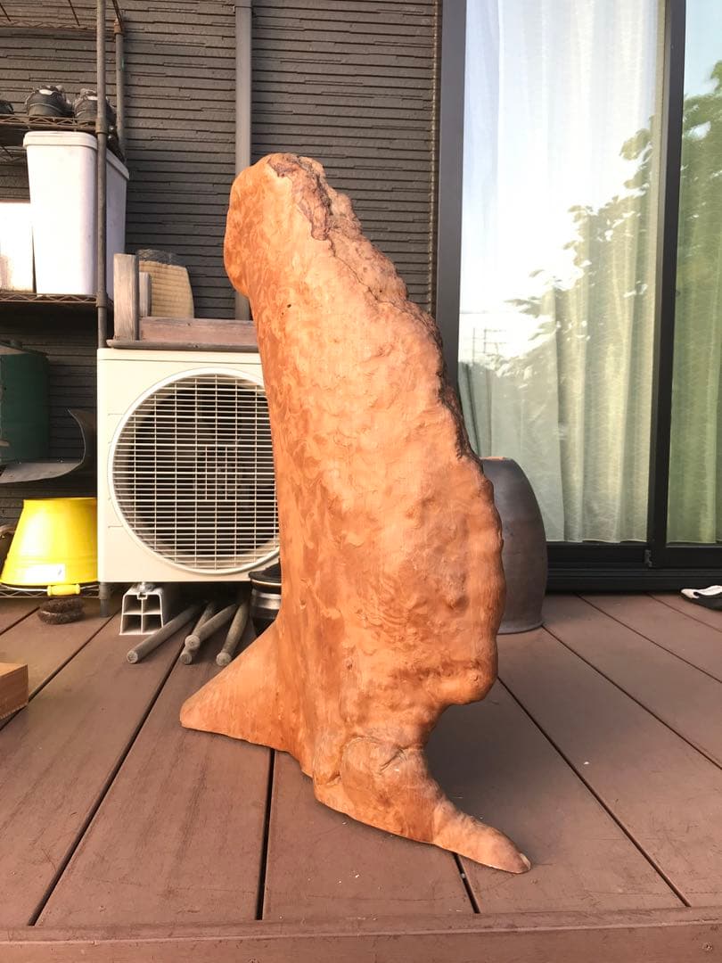 自然木の玄関 衝立