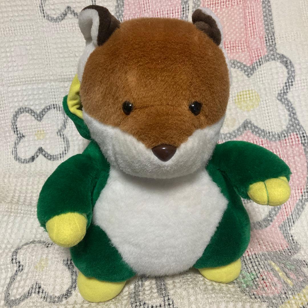 SKB札幌　キタキツネ　着ぐるみ　恐竜　変身ぬいぐるみ　中古品　35cm