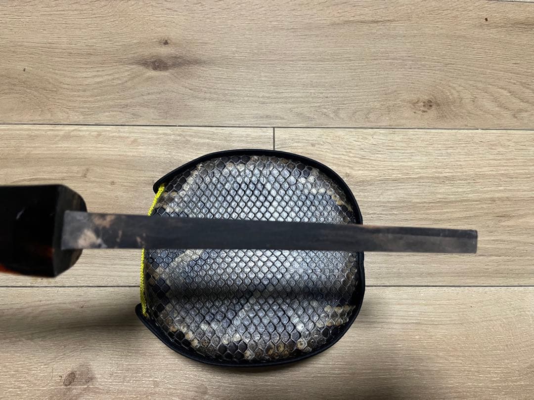 沖縄三線　本島黒木　拝領南風原型　みーむん