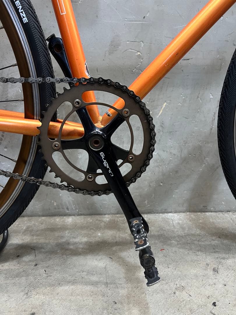 ピストバイク　FUJI FEATHER フジ　フェザー 700c クロモリ