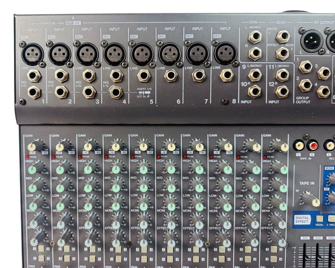 ヤマハ 12ch アナログミキサー ミキシングコンソール MX12/4