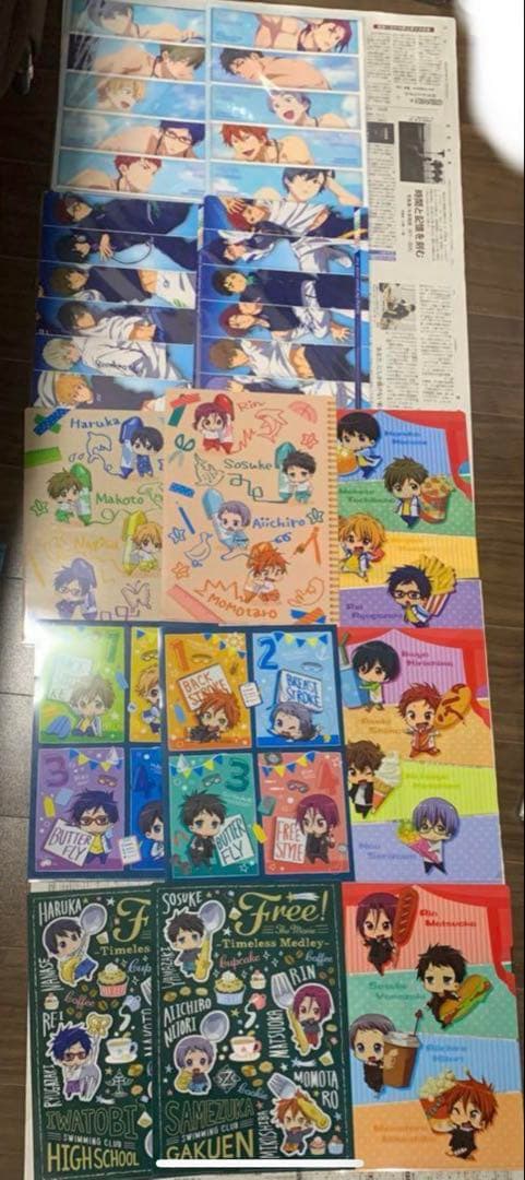 バラ売り可】Free! クリアファイル100枚以上&A5クリアカード20枚以上