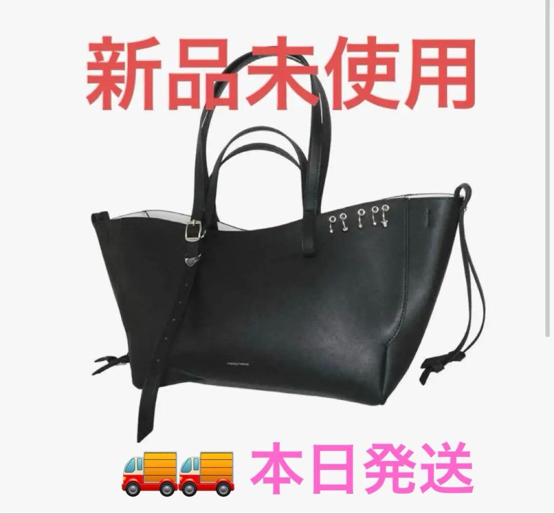 S heart tote bag large theredtread ブラック THEREDTHREAD / ザレッドスレッド】S heart tote bag large