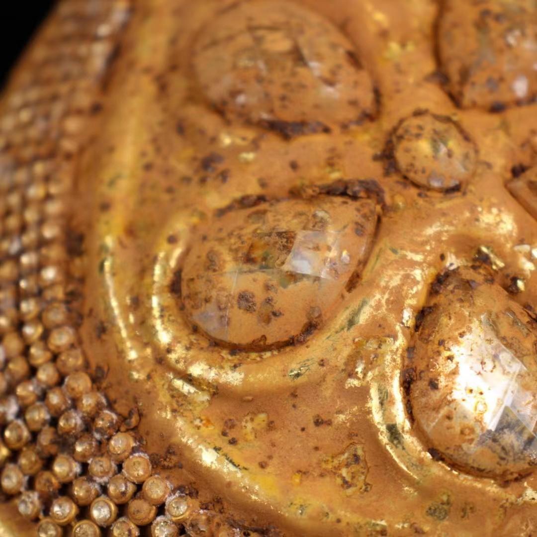 中国古美術・旧蔵宝石鎏金瓷器花瓶・純手作り・茶道具・置物・観賞瓶・文房具・時代物