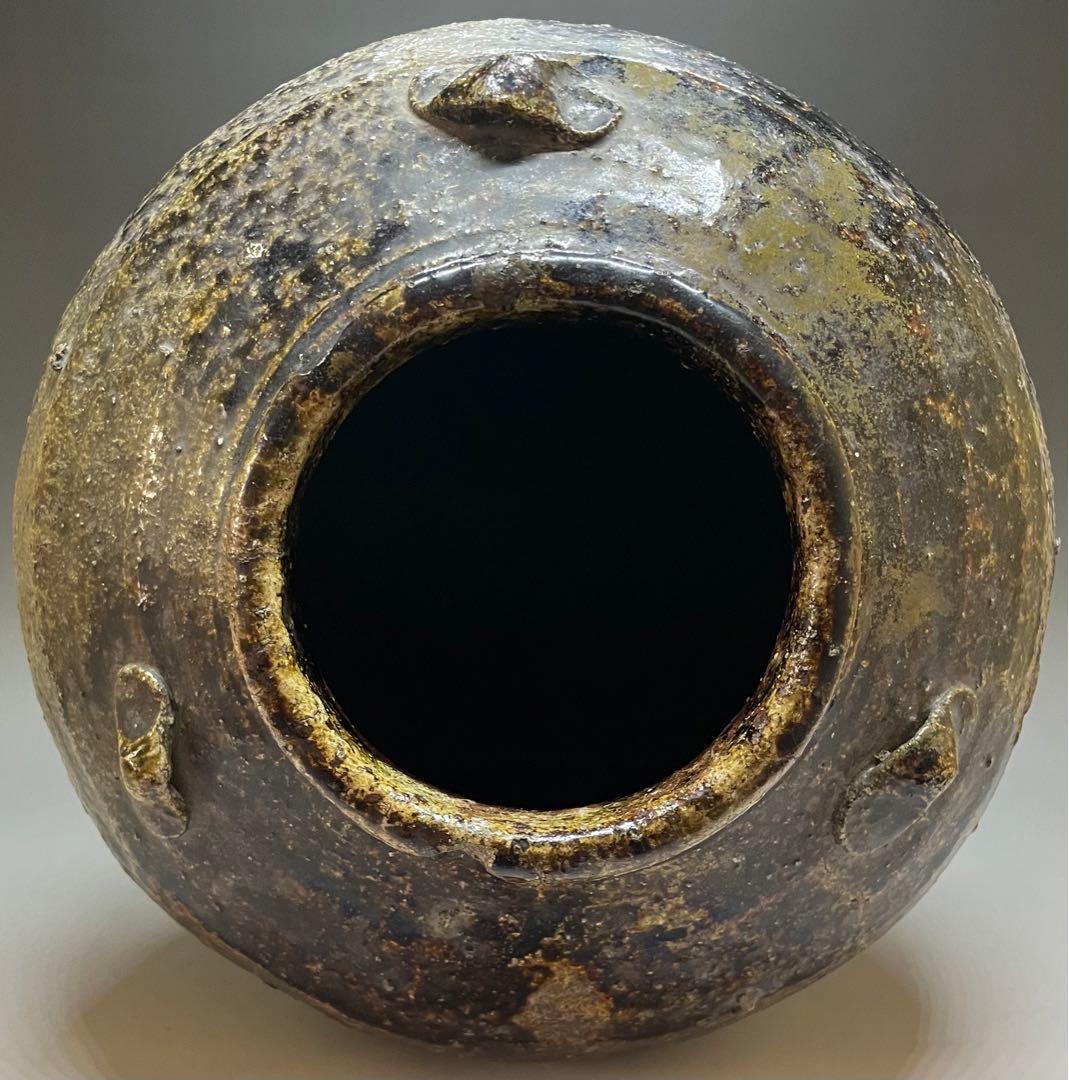 古常滑 三耳壺 胡麻だれ 大壺 32cm n577 - メルカリ