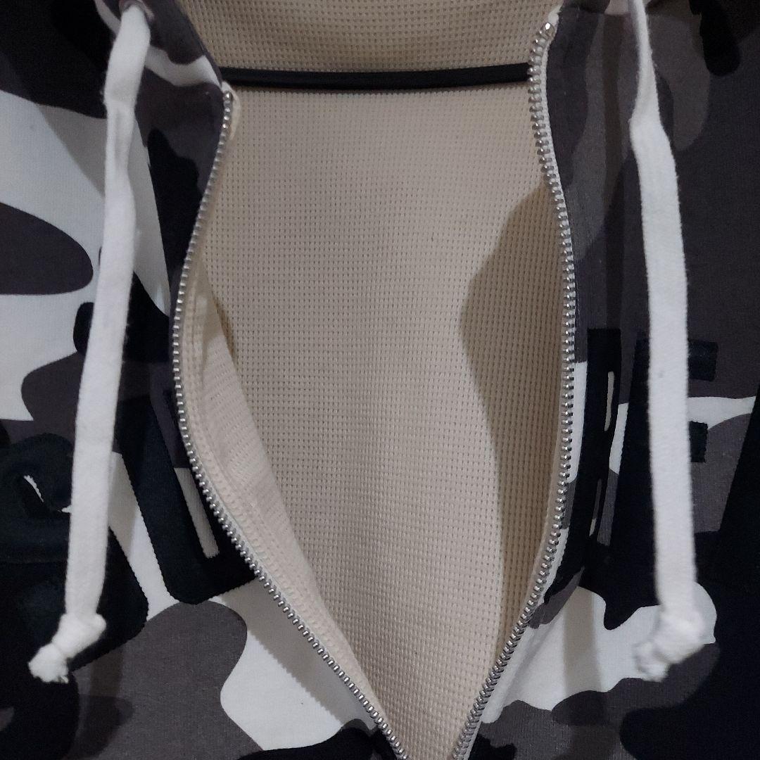 SUPREME 迷彩ジップアップパーカー フーディ