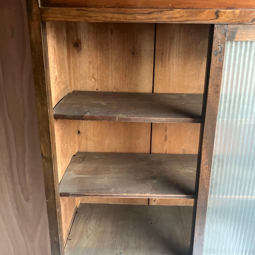 ぱぁるさん専用 木製ガラス扉キャビネット【引き取りの場合は送料分