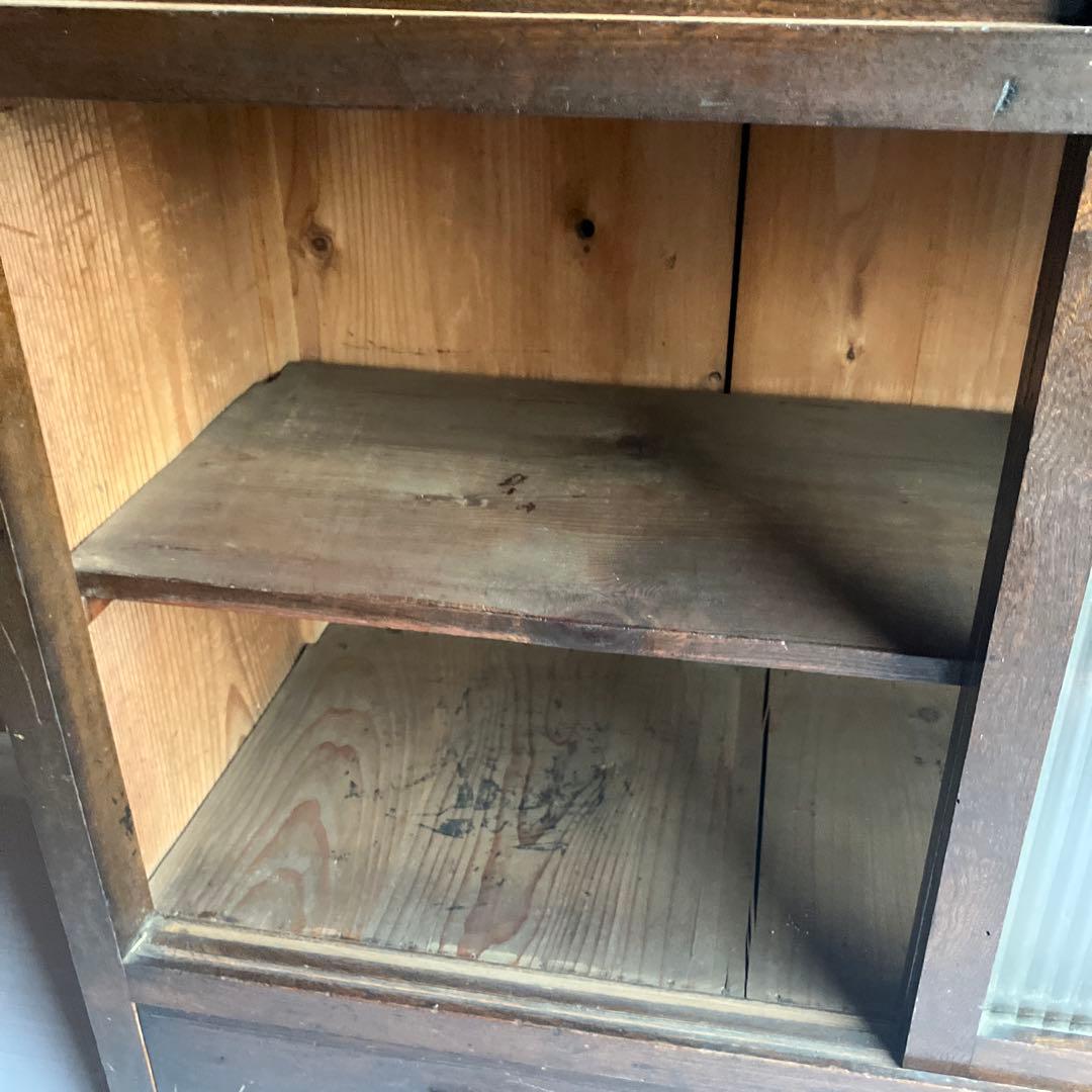 ぱぁるさん専用 木製ガラス扉キャビネット【引き取りの場合は送料分