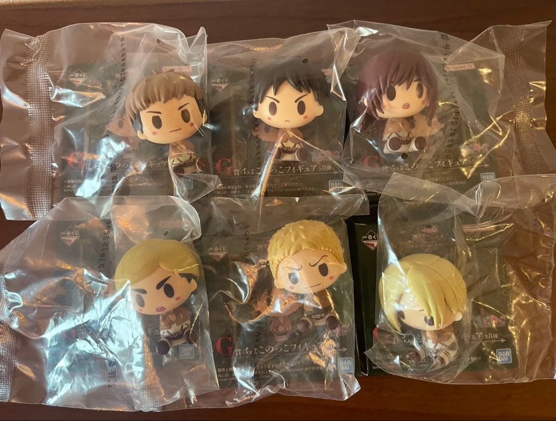 一番くじ 進撃の巨人 ～獣の巨人は俺が仕留める～ B•D賞リヴァイ＋G•H•I賞