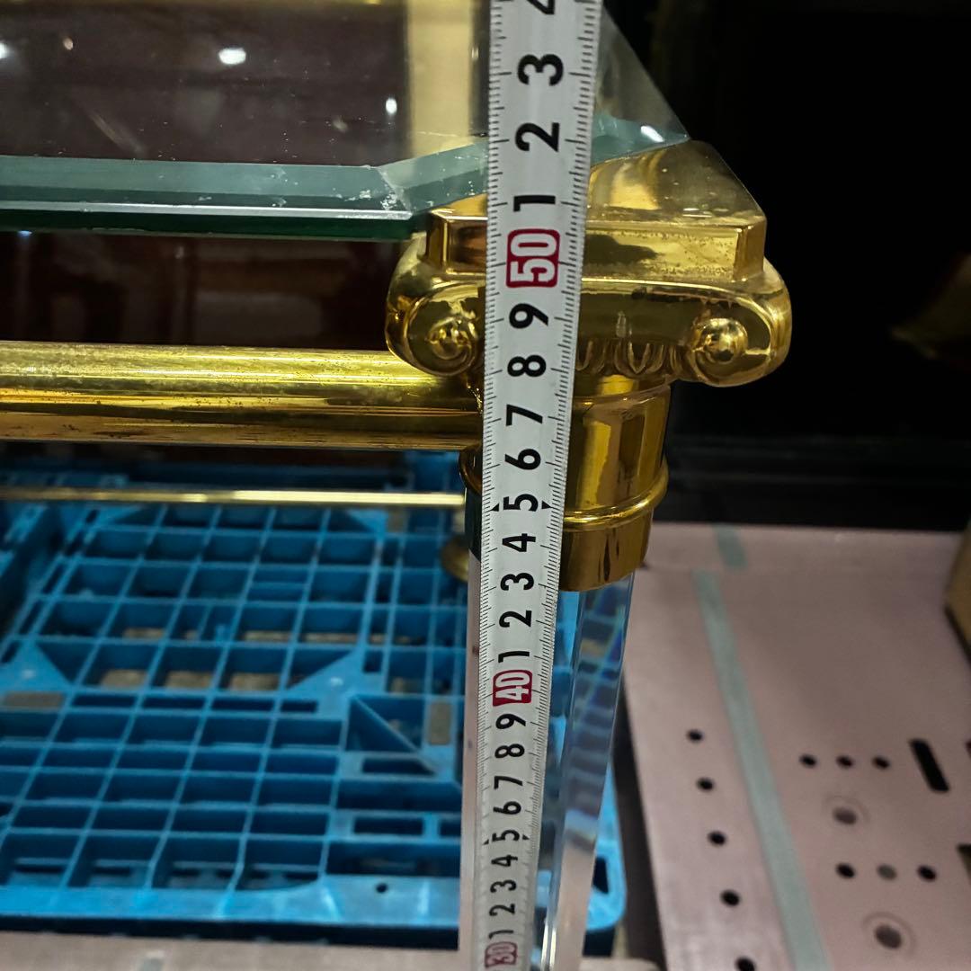 N様専用】サァラ麻布 オルセニゴ ガラス サイドテーブル コーヒーテーブル