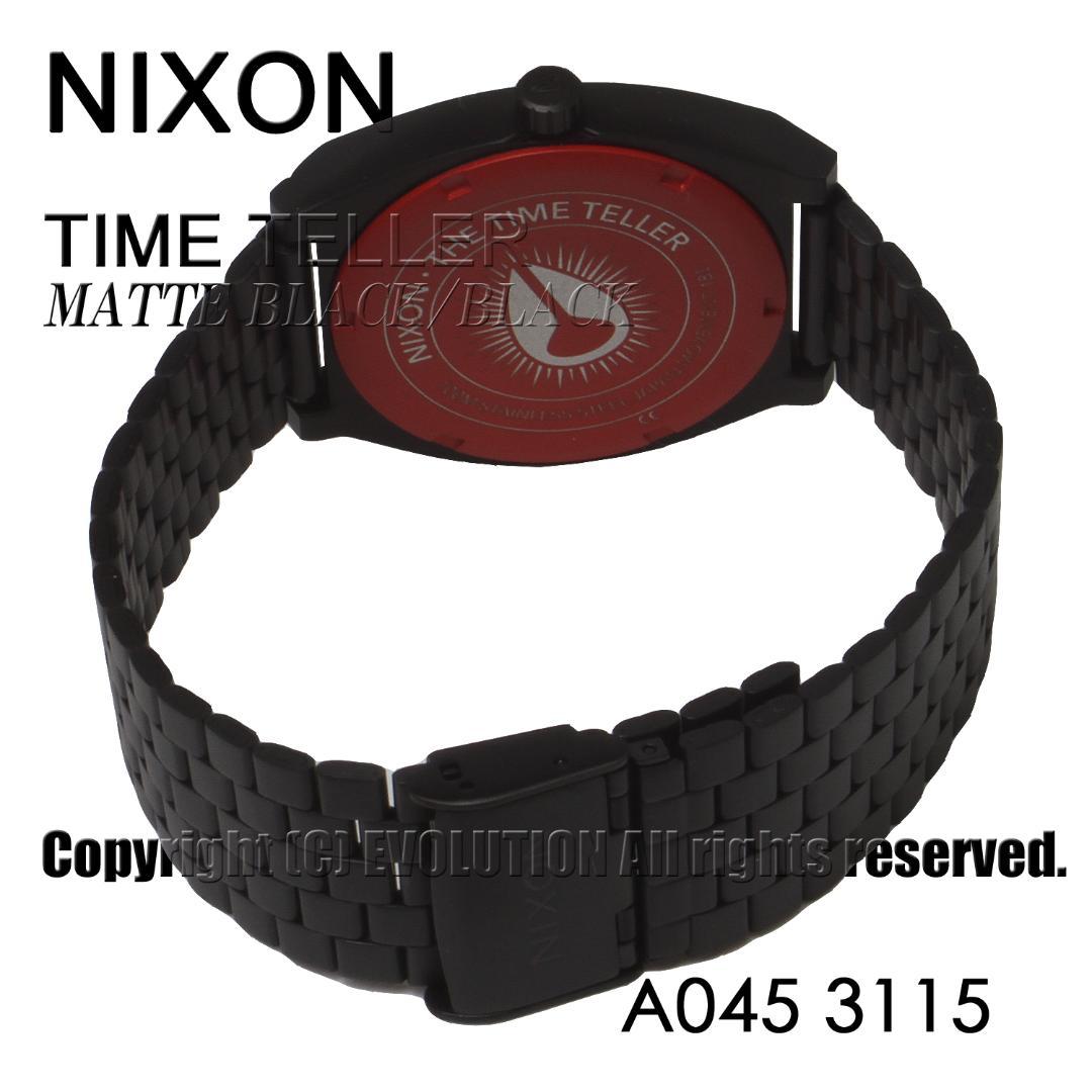 新品未使用 [ニクソン] NIXON 腕時計 MATTE BLACK/ブラック