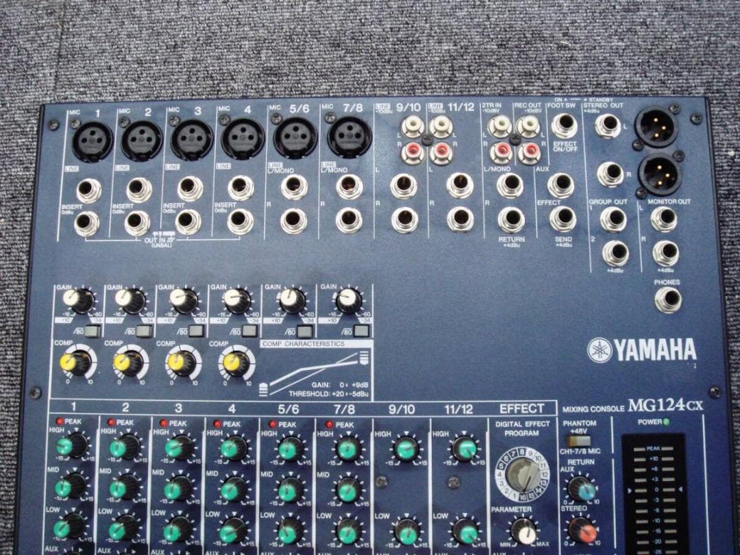 YAMAHA ヤマハ MG124CX ミキサー ミキシング PA-20 アダプタ - メルカリ