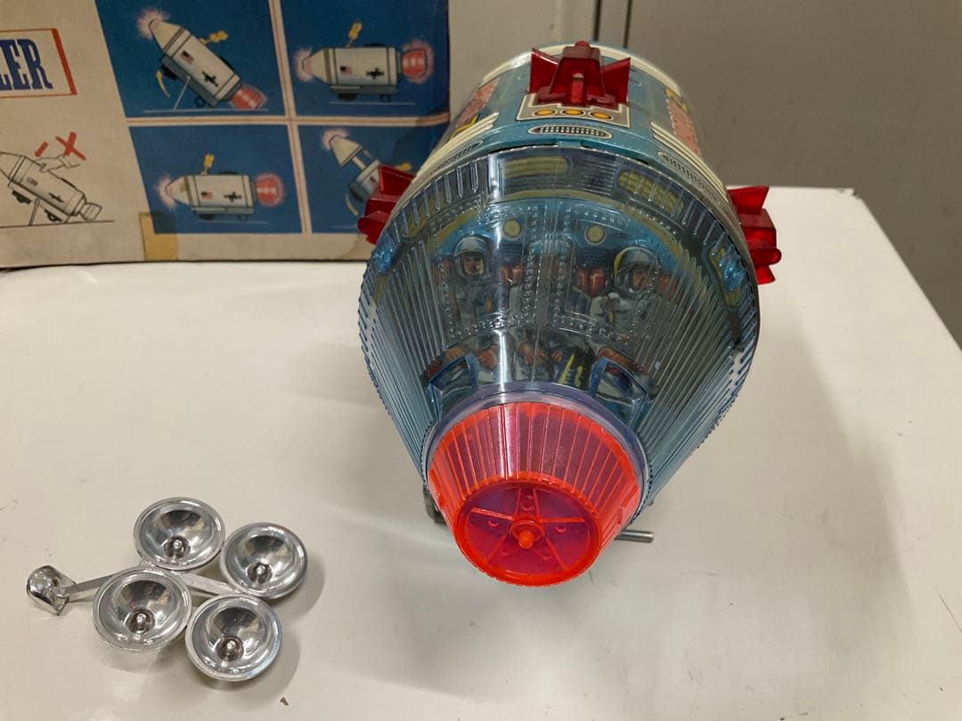 野村トーイ　ムーントラベラー アポロ − Z　日本製　昭和レトロ電動玩具