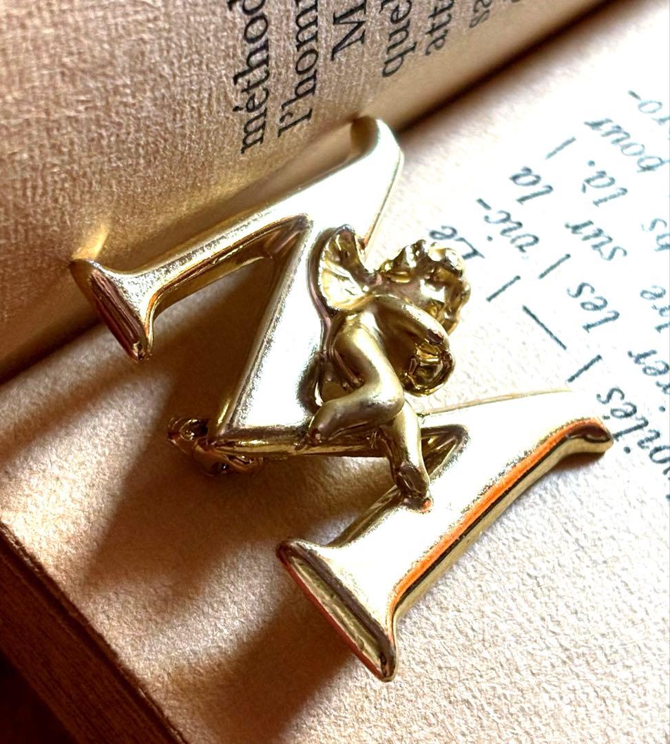 ☆専用☆3348ヴィンテージ☆L.Razza/M イニシャルブローチ他3点