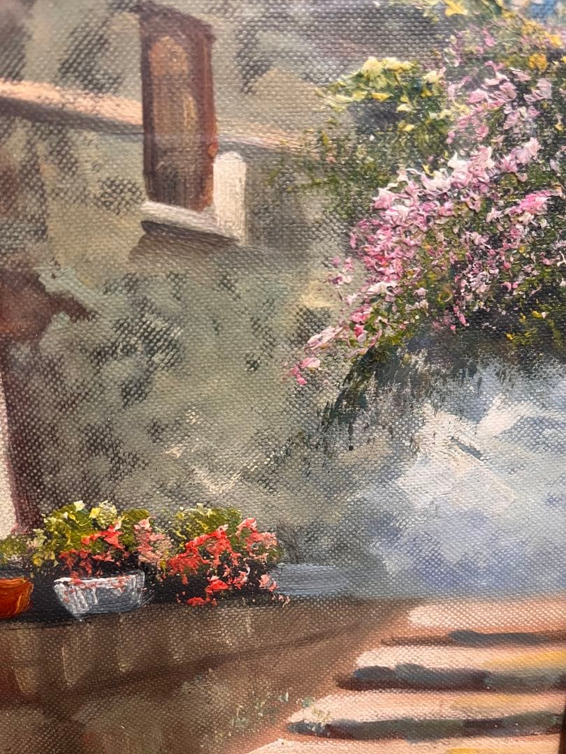 酒井健吉 油彩画 手描き 貴重 作者サイン