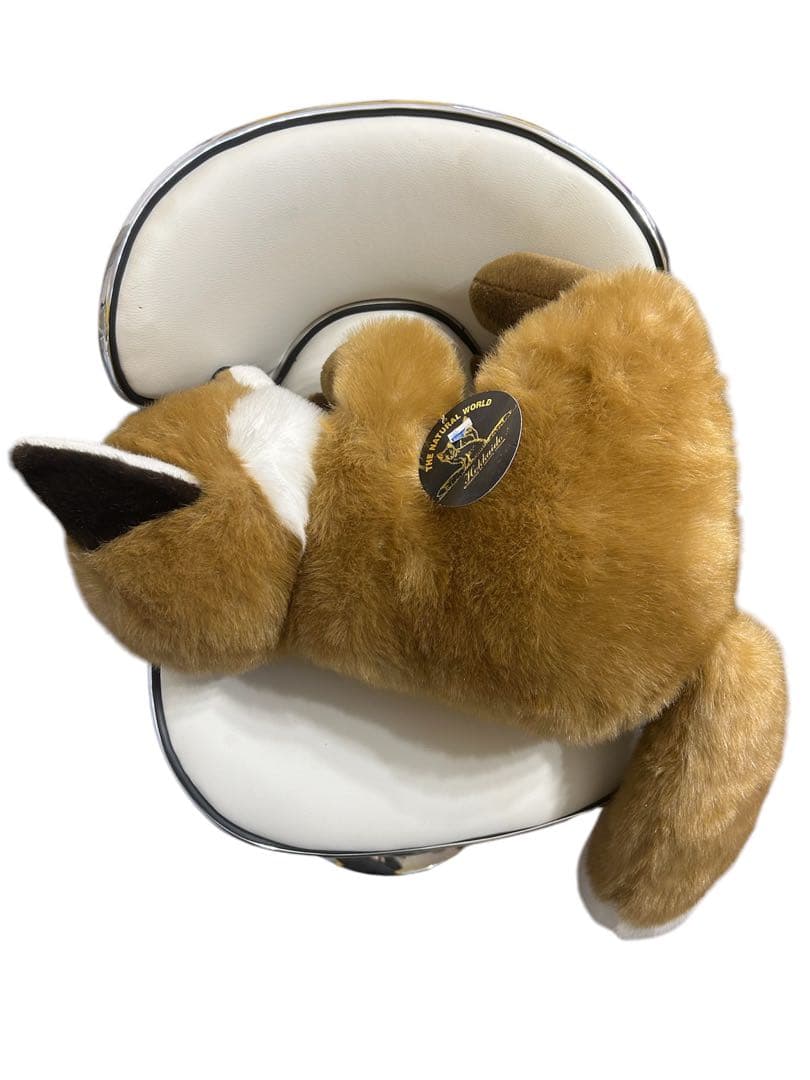 ヴィンテージ/北海道　きつね　大きなふわふわぬいぐるみ