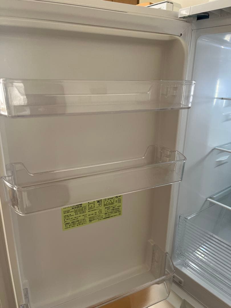 【美品】2021年製 SHARP 冷蔵庫SJ-D18G-W 179ℓ 2ドア