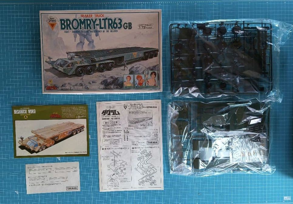 004 未組立 タカラ 太陽の牙ダグラム プラモデル 6点セット