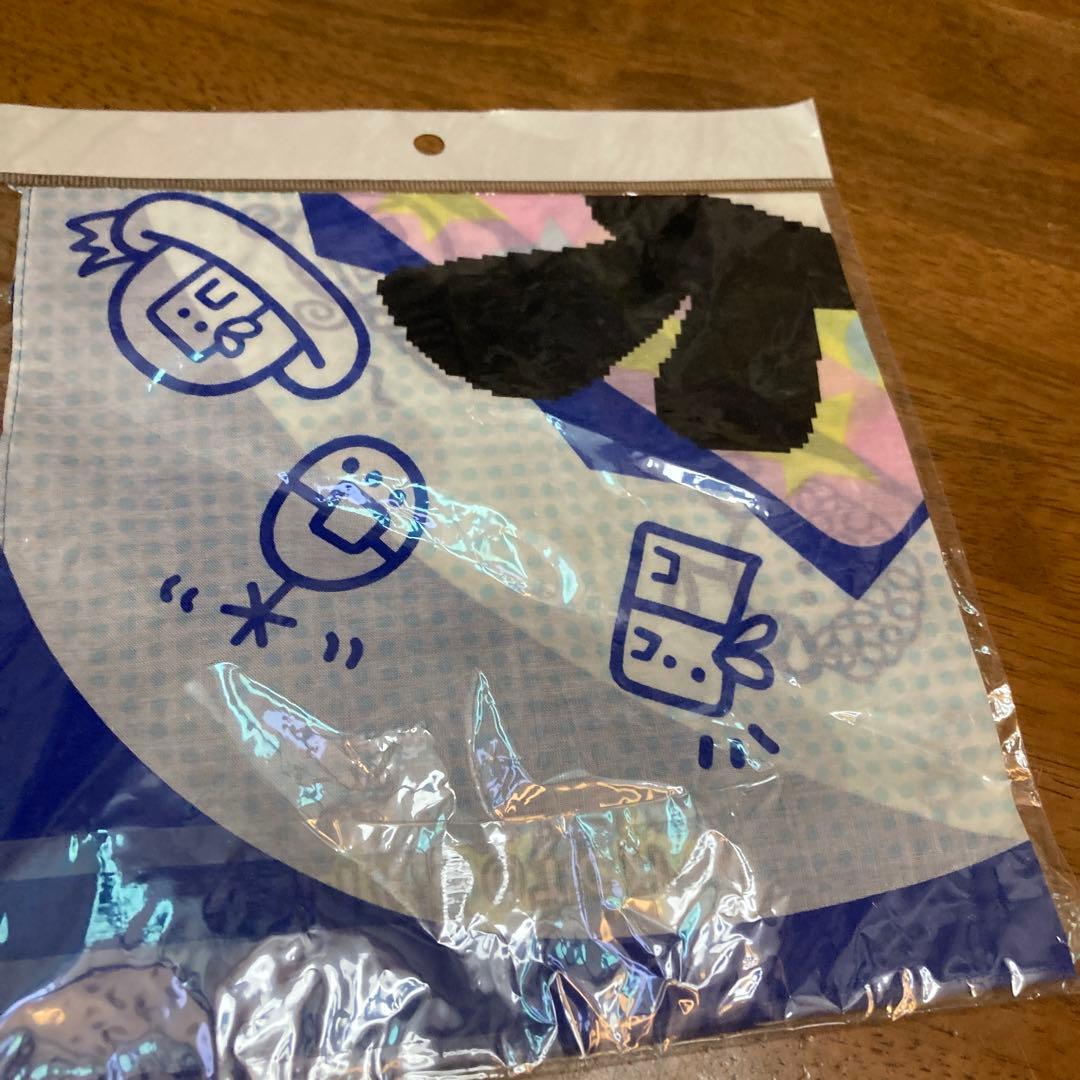 たまごっち。ハンカチ。新品未使用。青。