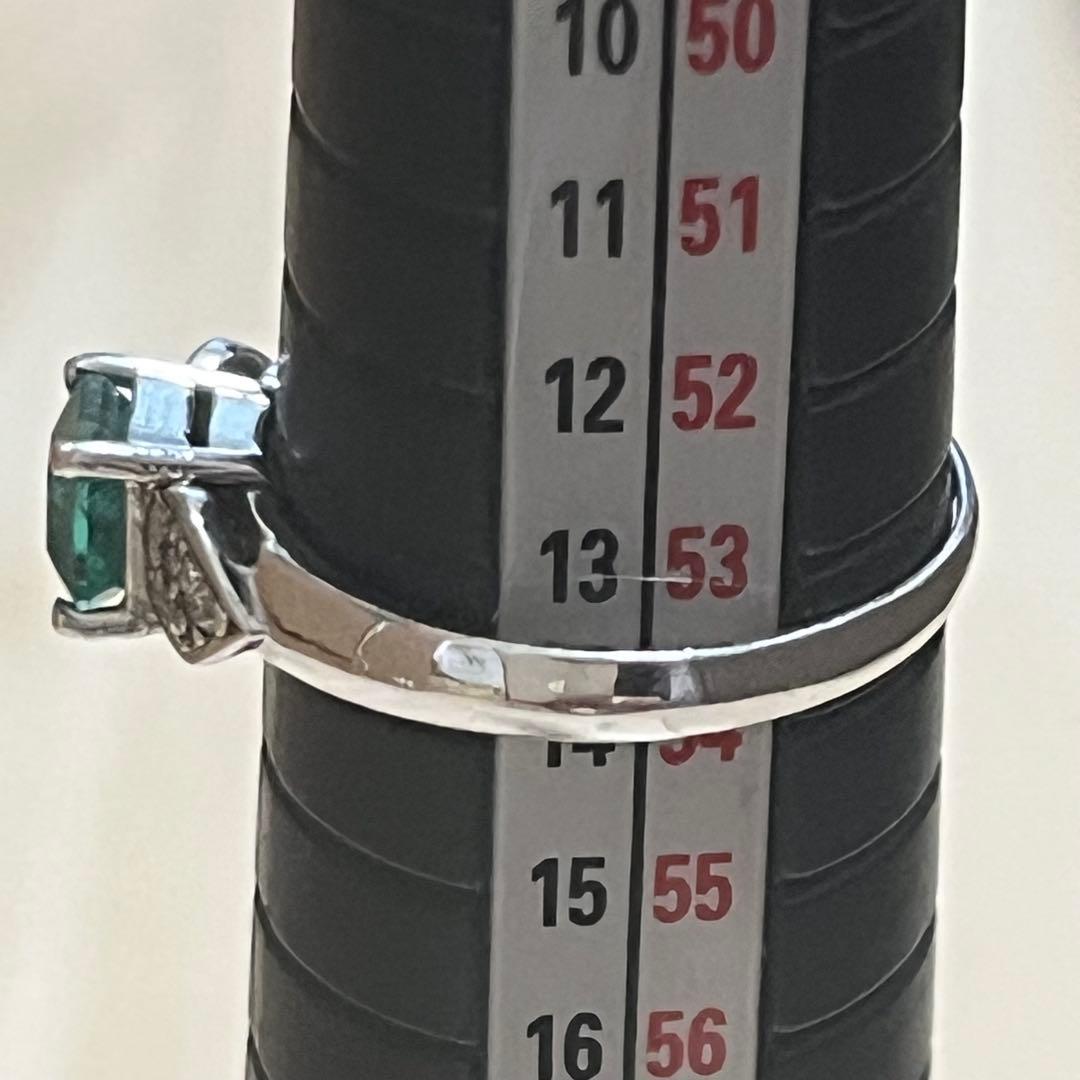 0.62ctエメラルドダイヤモンドリング