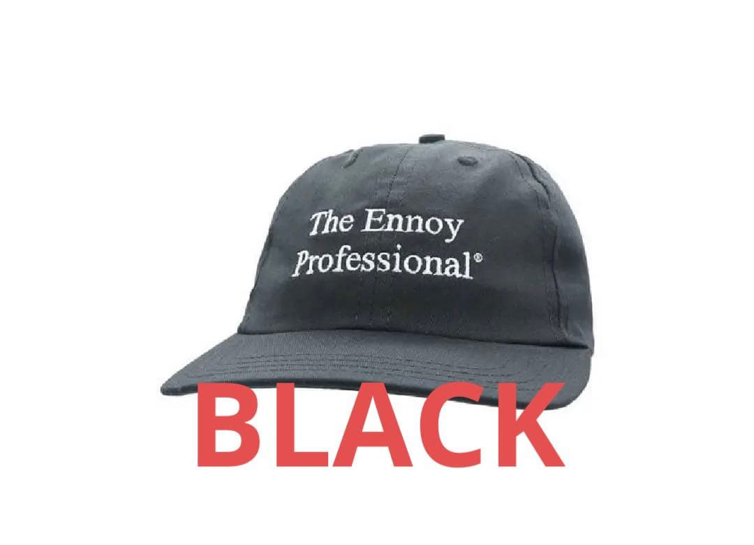 ennoy COTTON CAP BLACK
