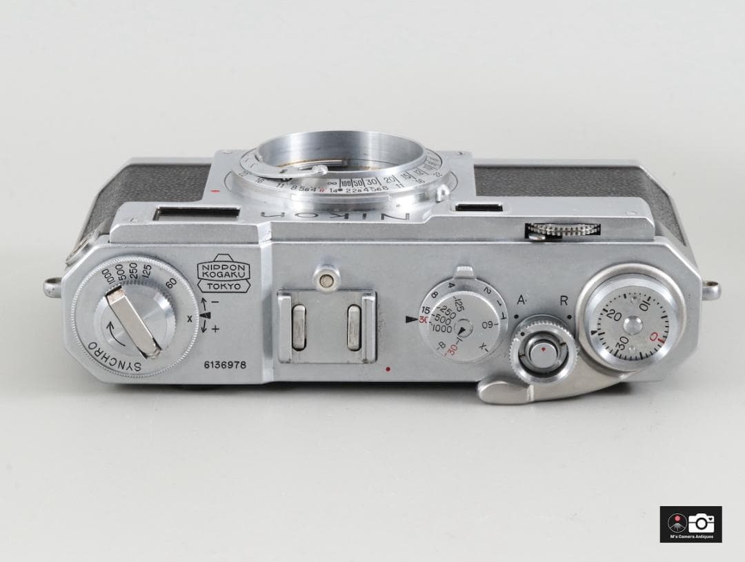 Nikon ニコン S2 前期 レンジファインダーカメラ、ケース付整備済