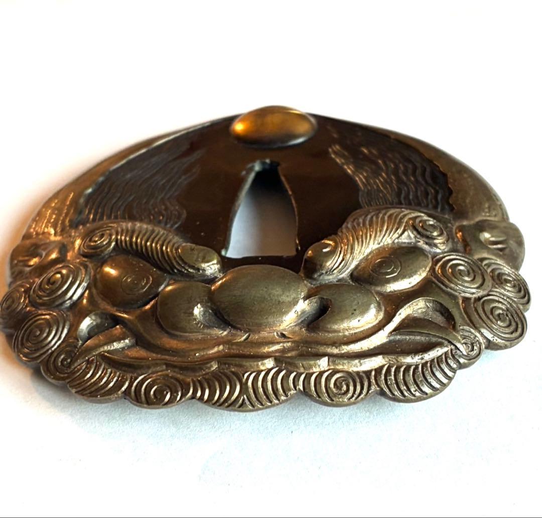 鍔　明珍勝見　紀宗長作