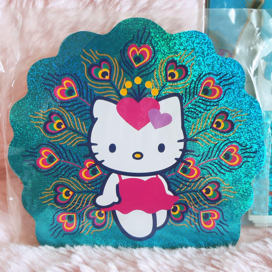 希少レア ハローキティ 海外限定 メモ ピーコック 2001年製 サンリオ