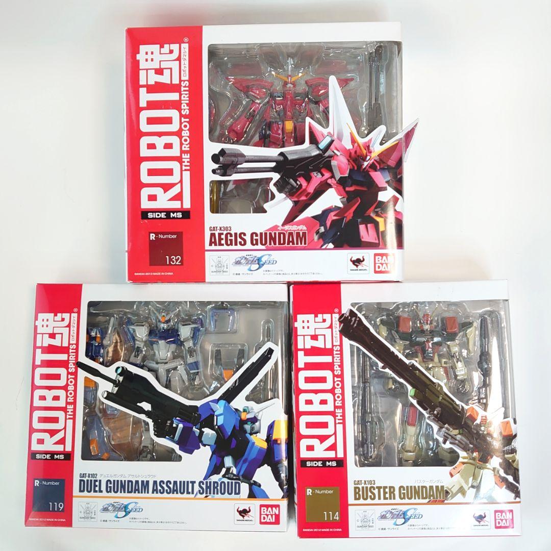 ロボット魂 機動戦士ガンダムSEEDシリーズ 3点セット ROBOT魂