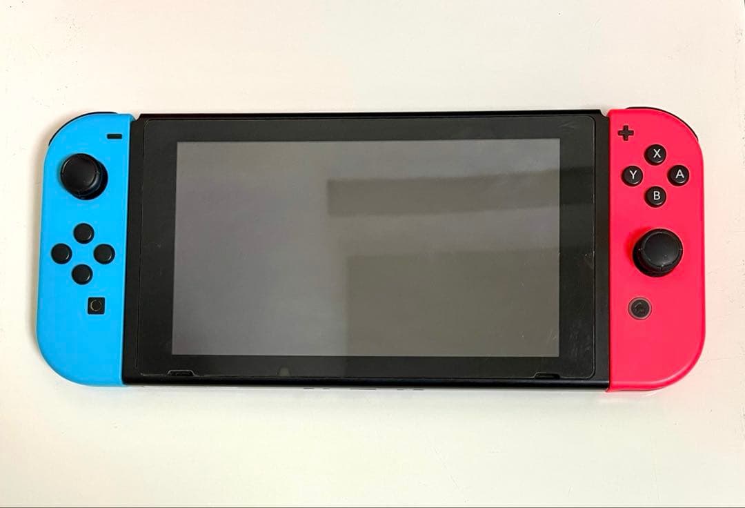 【美品】Switch 本体 保護フィルム・外箱・付属品あり 動作確認済 初期化済
