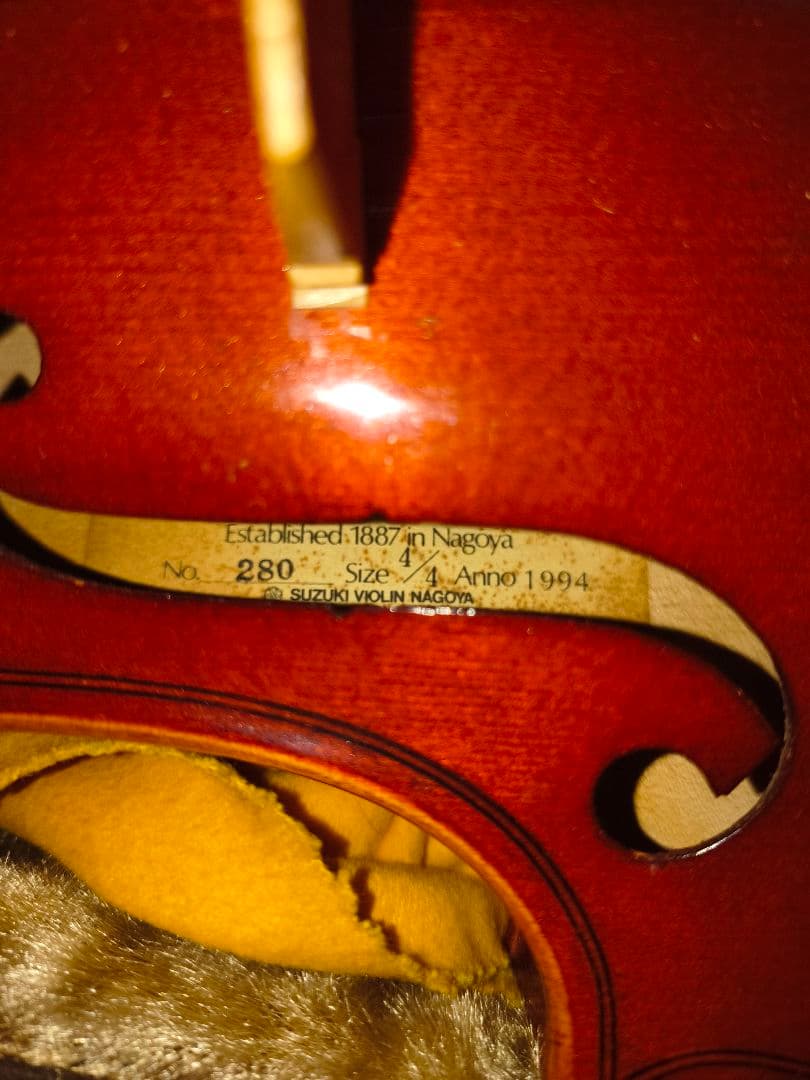 SUZUKI バイオリン No280 4/4 TOYO バイオリンケース付き