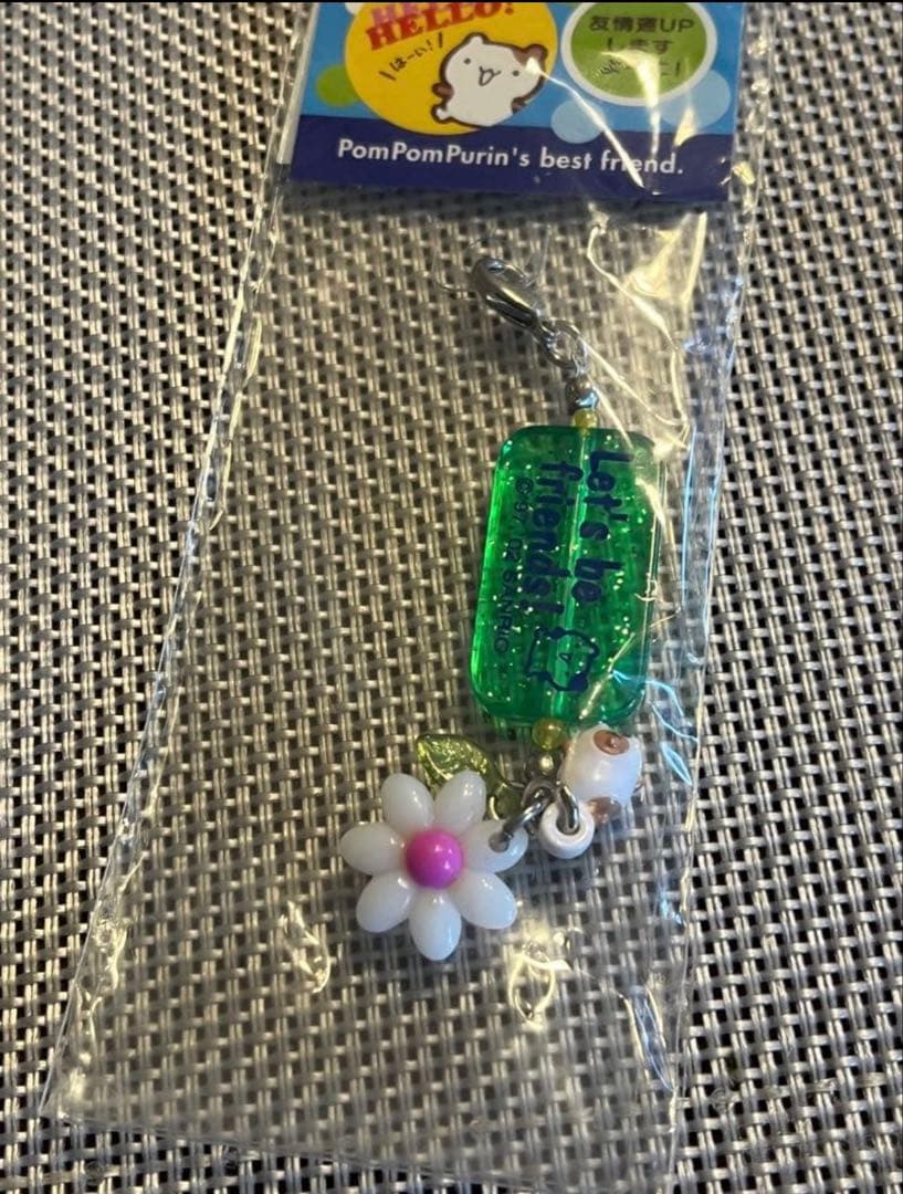 ポムポムマフィン　アルファベットシリーズ　レア　ストラップ　ポムポムプリン