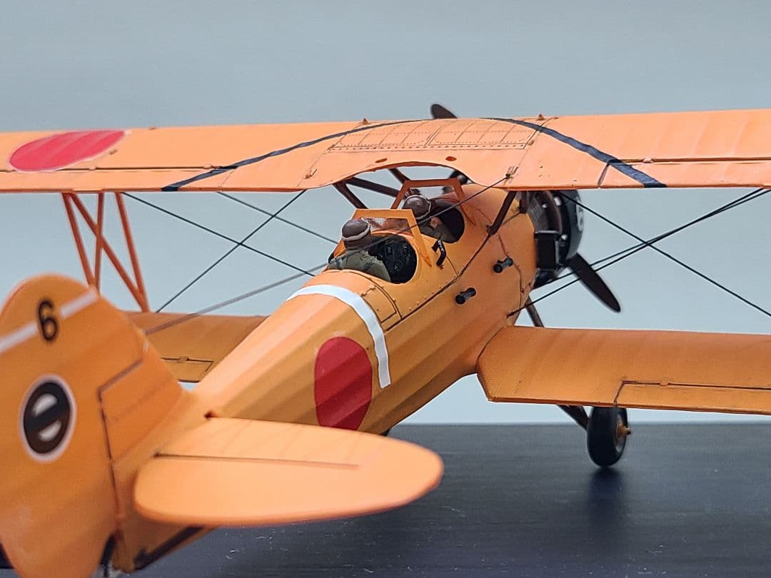 九五式一型乙中間練習機(赤とんぼ) リアルモーターライズ ニチモ1/48