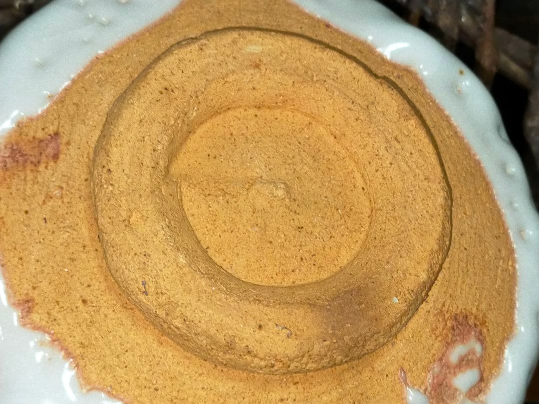 ♥美濃焼♥　志野　茶碗　⑥　無銘　茶道具　骨董　古玩