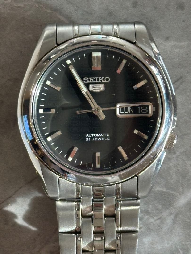 SEIKO5 腕時計　自動巻き　セイコー5 裏スケ SNK361K1 7S26