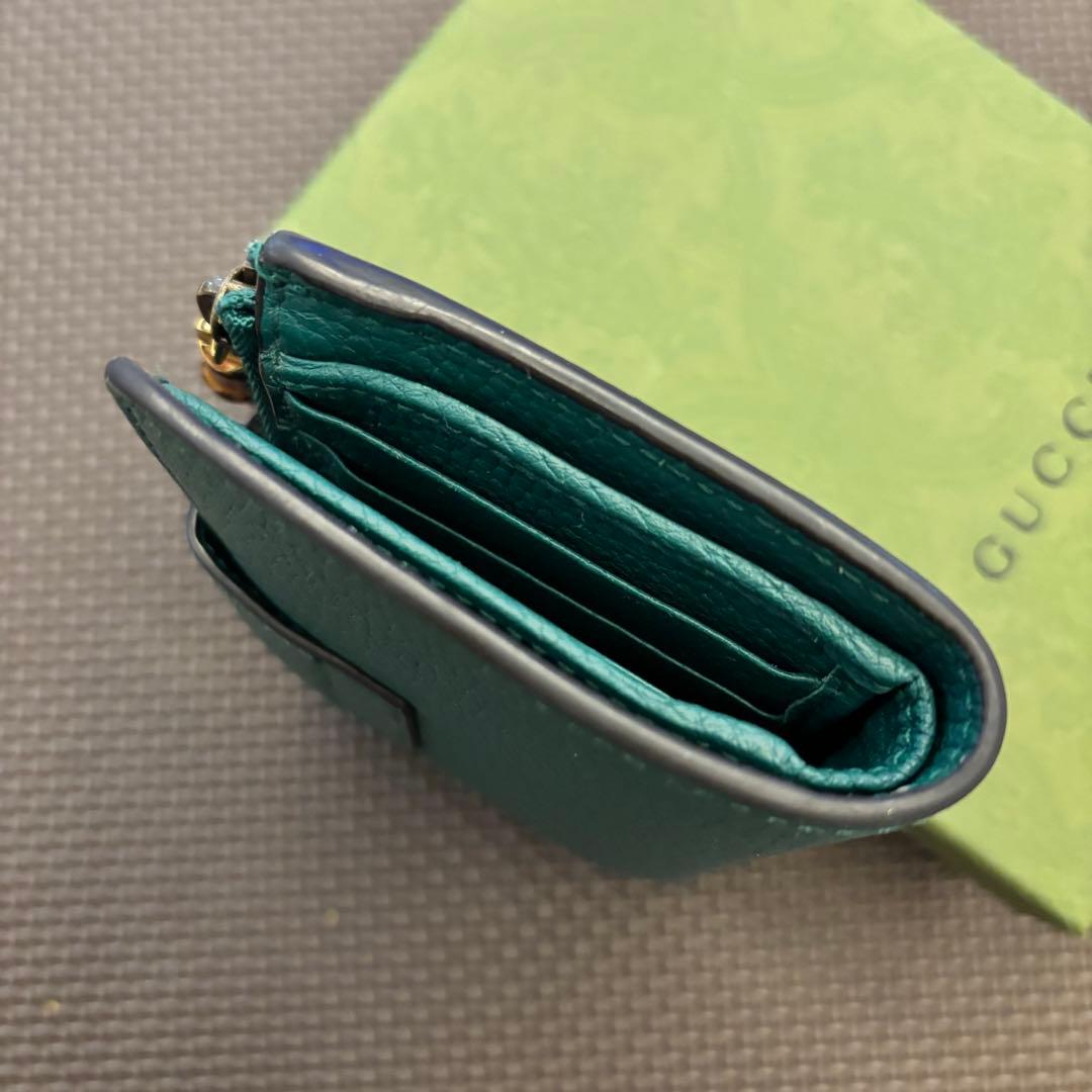 【美品】GUCCI 財布 GGマーモント ミディアムウォレット