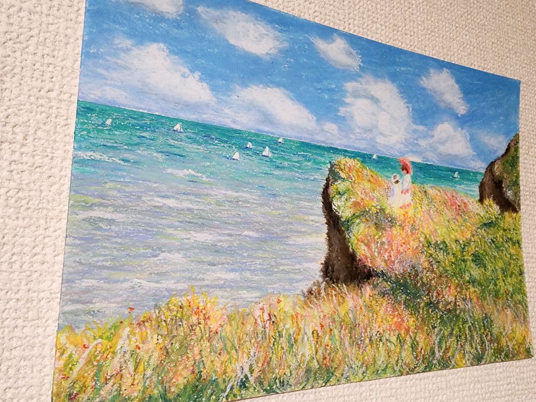 パステル画　風景画