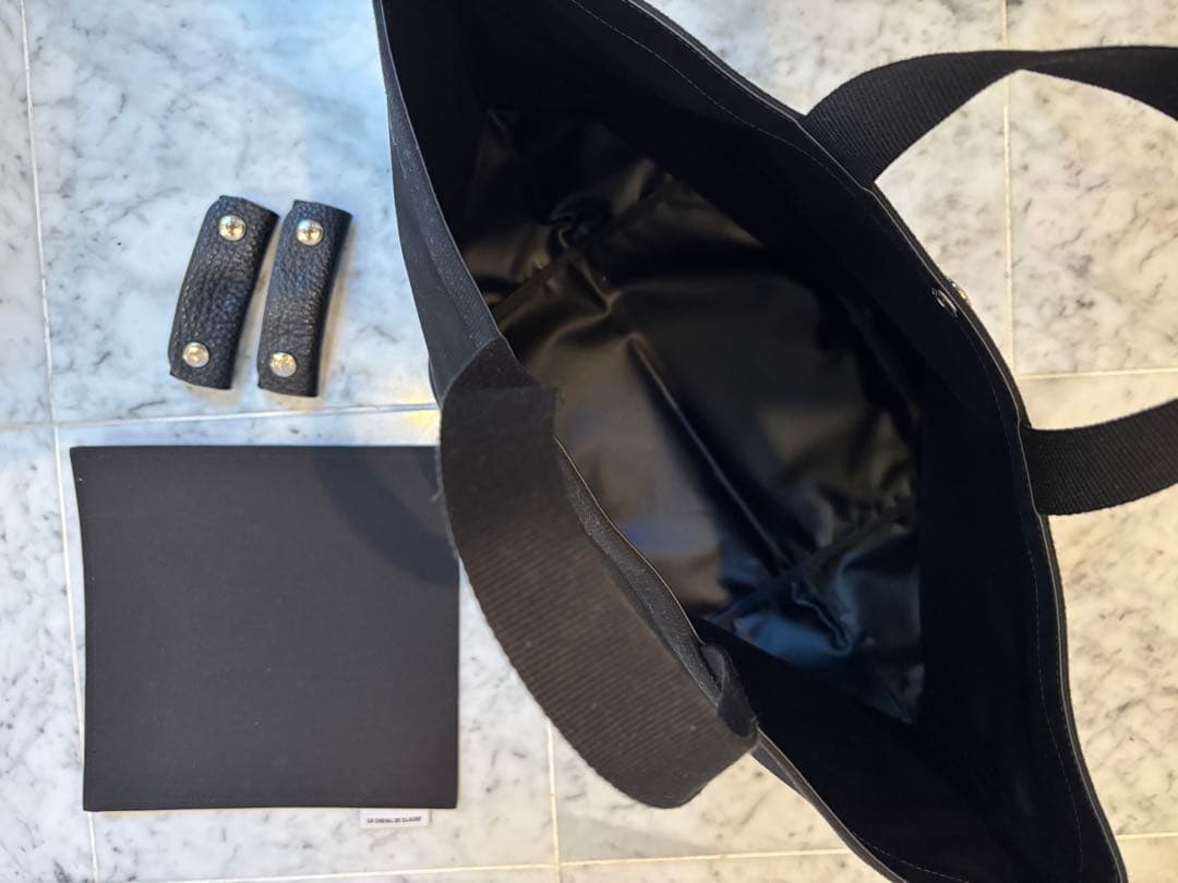 エルベシャプリエ⭐︎ 725c コーデュラ　ノワール✖️ノワール✖️ノワール　黒