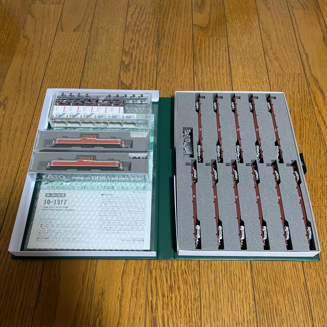 KATO DD51 コキ50000 コンテナセット マイクロエース製DD51とKATO製朗堂製