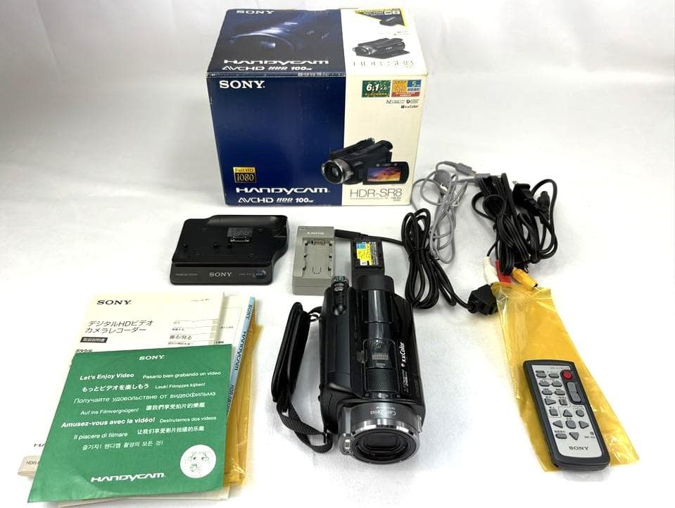 ★美品★SONY ハンディカム HDR-SR8 HDD100GB/動作確認済み