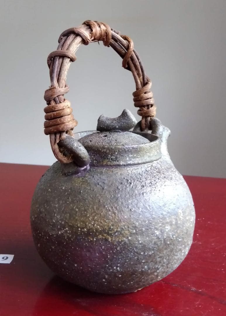 越前焼名工 村島 順 【鮎陶房】急須代表的作家逸品自然灰釉