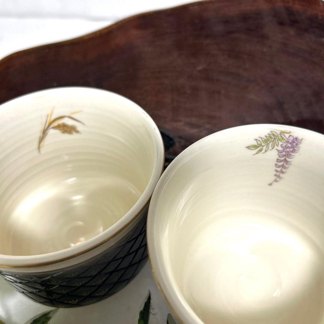 新品 薩摩焼・江月窯 新妻守 紫、黒ぼかし 薩摩切子魚子紋 酒器揃