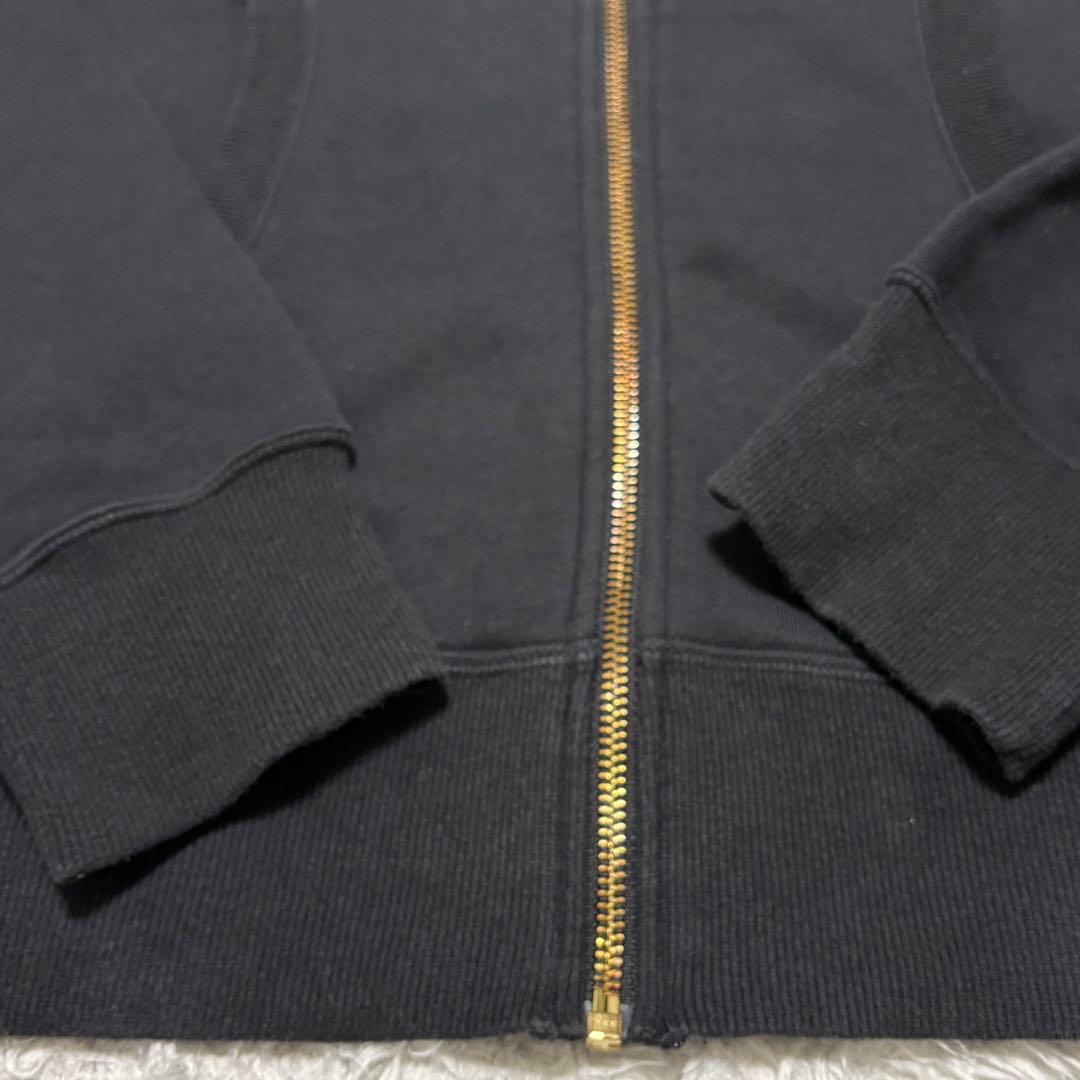 【希少】チャンピオン パーカーセットアップ　デカロゴ　XL 黒金 y2k 00'