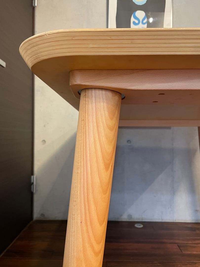 yuyu■KEYUCAケユカ■天然木 ダイニングテーブル/デスク/書斎机