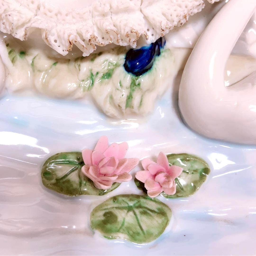 ヴィンテージ 陶器人形飾り皿 置物 ウォールデコ