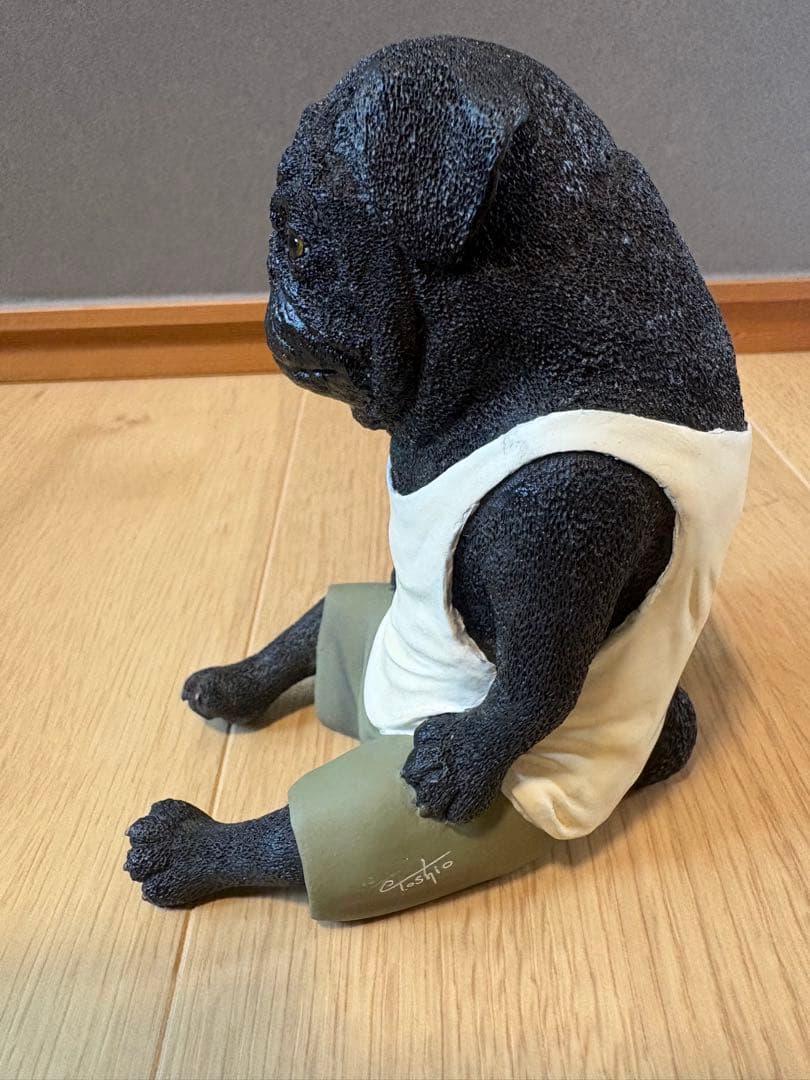 朝隈俊男 コレクション 犬の留守番 黒パグver. ユージン　限定カラー