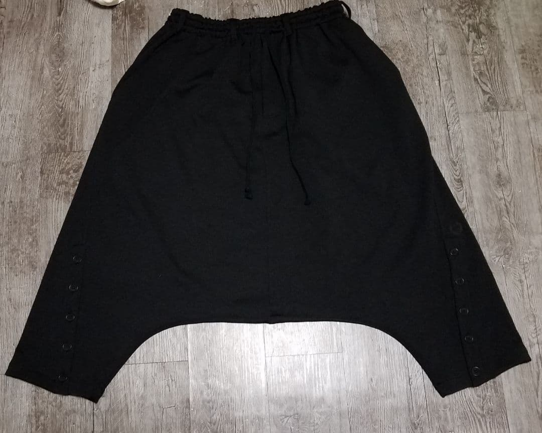 A16634 美品 コムデギャルソンオムプリュス 12AW 縮絨ペンギンパンツ黒